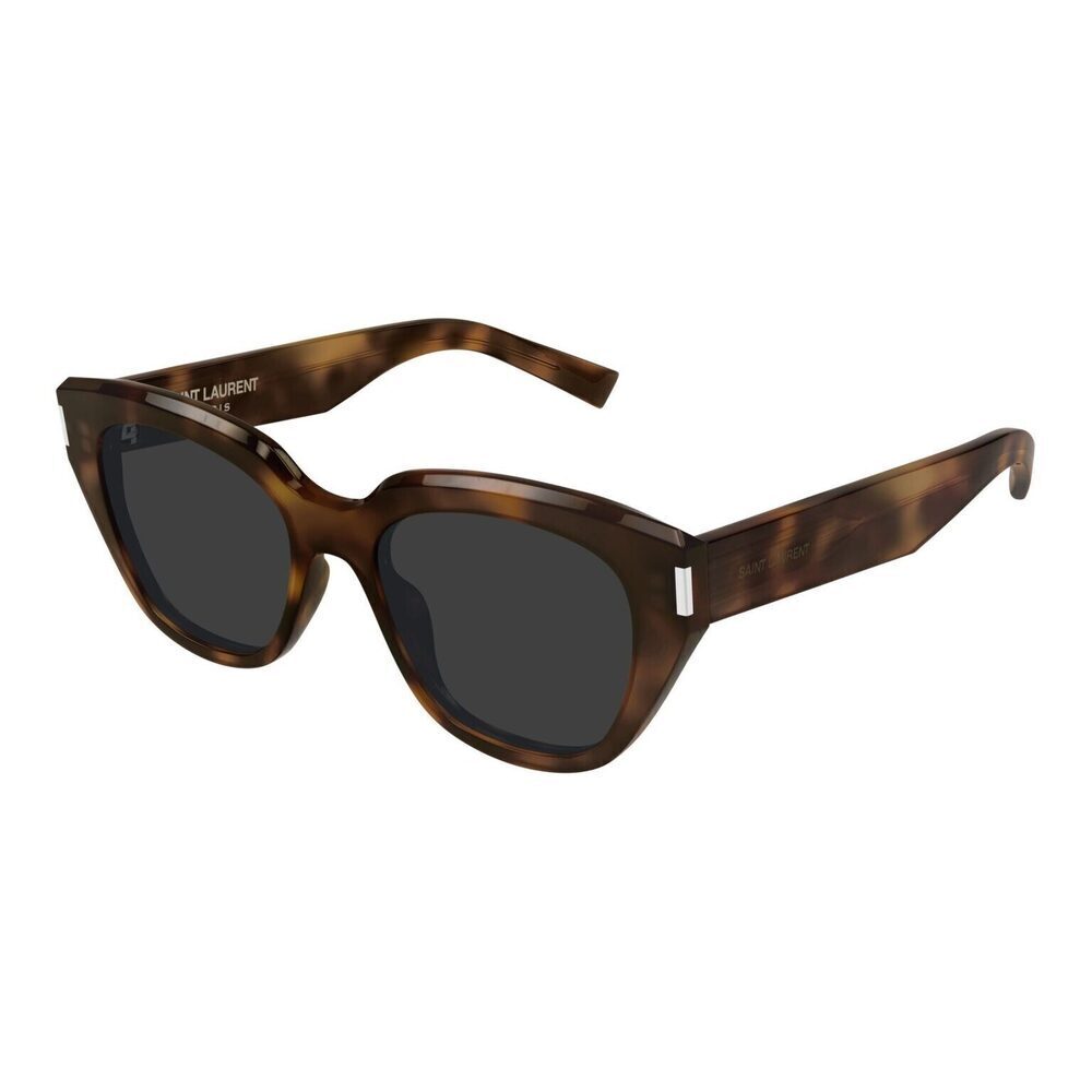 NWT Yves Saint Laurent SL 827-K Havana Grey 54mm Sunglasses